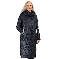 Women Winter Down Jacket Long Warm Parkas Padded Quilted Coats Overcoat Loose Hooded Overwear
