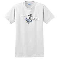 What Happens on The Boat Stays on The Boat T-Shirt Large White