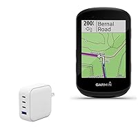 BoxWave Charger Compatible with Garmin Edge 530 - PD miniCube (100W), 100W 3 PD Port Wall Charger International - Winter White