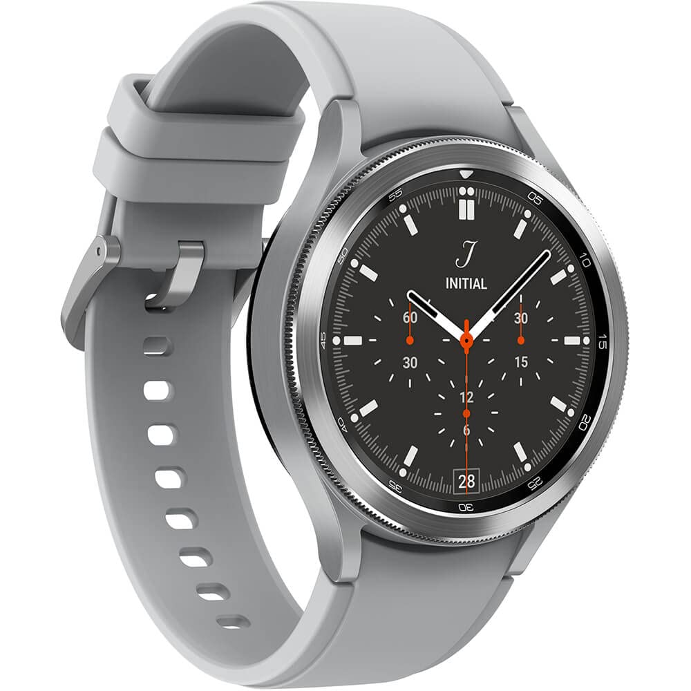 Samsung Electronics Galaxy Watch 4 Classic R890 46mm Smartwatch GPS WiFi (International Model) (Silver)