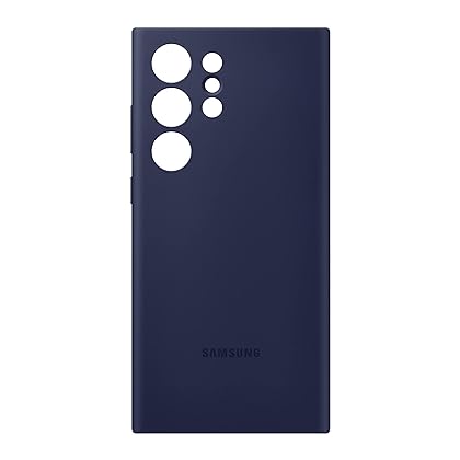 SAMSUNG Galaxy S23 Ultra Silicone Phone Case, Protective Cover w/Color Variety, Smooth Grip, Soft and Sleek Design, US Version, EF-PS918TNEGUS, Navy