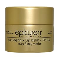 Epicuren Discovery Anti-Aging Lip Balm SPF 15, Tea Tree, 0.25 oz.