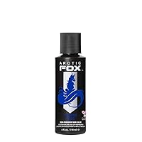 ARCTIC FOX Vegan and Cruelty-Free Semi-Permanent Hair Color Dye (4 Fl Oz, POSEIDON)