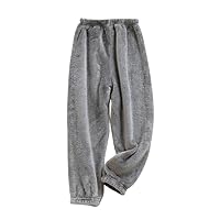 Umeyda Plush Pajama Pants for Kids Fleece PJs Boys Girls