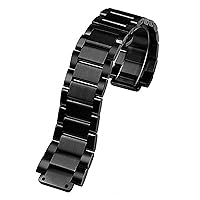 27 * 19mm Stainless Steel Strap Silver For Hublot Watch Belt Bracelet Big Bang Classic Fusion Series Men Women Watchbands