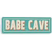 TIN SIGN Babe Cave Sign Garage Shed Kitchen Cottage Beach House C650