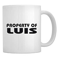 Property of Luis Bold Font Mug 11 ounces ceramic