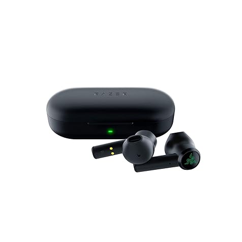 Razer Hammerhead True Wireless Bluetooth Gaming Earbuds: 60ms Low-Latency - IPX4 Water Resistant - Bluetooth 5.0 Auto Pairing - Touch Enabled - 13mm Drivers - Classic Black