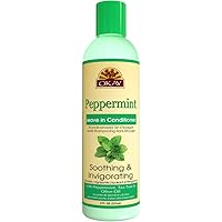 OKAY Peppermint Soothing & Invigorating Leave-in Conditioner, 8 Ounce