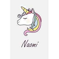 Naomi And Unicorn: Personalized Name Journal for Naomi | Great Gifts Notebook for Women, Girls, sweethearts, sisters, Wives, Mom, Grandma, Aunt | Gift ... daily tasks, ideas at work, school, home For
