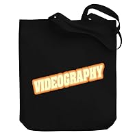 Videography Inclined Canvas Tote Bag 10.5