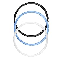 3 PCS Silicone Sealing Rings Replacement Gaskets Pressure Cooker Seals Set Spare Parts Suitable For 6QT Cookers Pressure Cooker Accessories Set