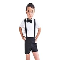 Boy 4 Piece Linen Outfit - Black, Ring Bearer Outfit, Page boy Outfit