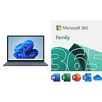 Microsoft Surface Laptop 4 13.5” Touch-Screen – Intel Core i5-8GB - 512GB Solid State Drive (Latest Model) - Ice Blue 365 Family | 15-Month Subscription | PC/Mac Download