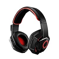 Gaming Headset Comfort Noise Reduction Crystal Clarity 3.5mm LED Professional Headphone with Mic for Xbox One PC Laptop Tablet Mac Smart Phone PS4