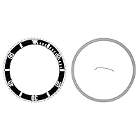 Ewatchparts ROTATING BEZEL + INSERT COMPATIBLE WITH ROLEX SEA DWELLER 16600, 16660 BLACK