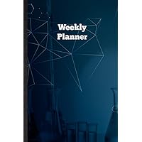 Weekly Planner. Undated Schedule Book. Monthly Planner With Inquisitive Science Lover Design. Prioritize Tasks, Measure Progress & Enhance ... Gift For Passionate Gastroenterologist