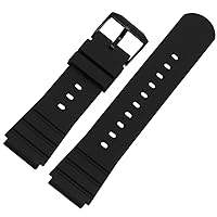 21mm Black Rubber Strap Silicone Watch Band Buckle Fit For Luminox 3001.3003.3900.3007.3001.8400.BO