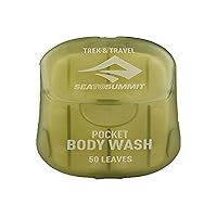 Trek & Travel Pocket Body Wash (50 Leaves/ .5 Ounce)