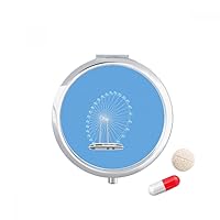 Singapore Ferris Wheel Pill Case Pocket Medicine Storage Box Container Dispenser