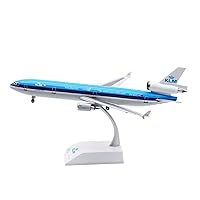 Scale Model Airplane 1:200 Scale Diecast Aircraft for XX2423 KLM MD-11 Aircraft Model Diecast Metal Military Cargo Aircraft Alloy Metal Model