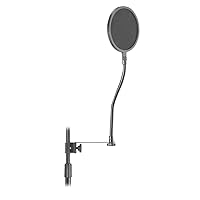 On-Stage ASVS6-GB Microphone Pop Filter with Clamp and 13