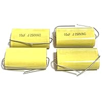 10PCS Axial Audio Electrodeless Capacitor,250V 8.2UF(825)