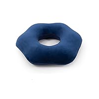Petal Pillow Tailbone Pain Relief Cushion Bed Sores,Butt Donut Pillow Anti-Decubitus Pad-Breathable for Hemorrhoids,After Surgery,Pregnancy, Pressure Sores. (Navy Blue)