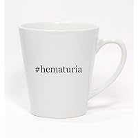 #hematuria - Hashtag Ceramic Latte Mug 12oz