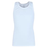 Fruit of the Loom Boy's Ribbed White Tank Top A Shirts (5 Pack)