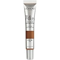 L’Oréal Paris True Match Eye Cream in a Concealer, 0.5% hyaluronic acid, Deep C9-10, 0.4 fl. oz.