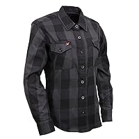 Milwaukee Leather Women's Cotton Casual Long Sleeve Button-Down Flannel Shirts | MNG