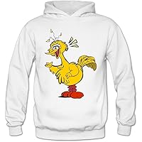 A Simple Big Bird By EeyorbStudios Hooded Sweatshirts White