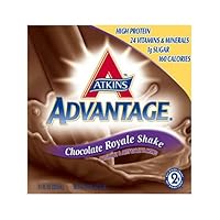 Atkins Ready To Drink Shake, Dark Chocolate Royale, 11-Ounce Aseptic Containers (Pack of 12)