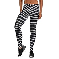 GearBunch Zebra Skin Leggings for Women- Soft Tummy Control Printed Women Leggings Perfect for Yoga, Gym and Exercise