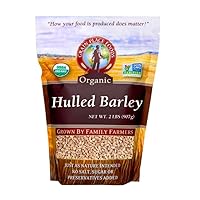 Grain Place Foods Non-GMO Organic Hulled Barley 2lb Bag-SET OF 10