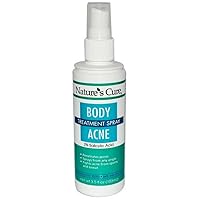 Nature's Cure Body Acne Treatment Spray 3.5 oz (Pack of 3)