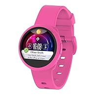 ZeRound3 Lite Smartwatch with Heart Rate Monitoring, Activity Tracker and Smart Notifications, IP67, Swiss Design, iOS and Android - Pink