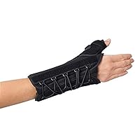 79-87490 Quick-Fit WTO Wrist/Thumb Support Splint, Left, Universal, Black