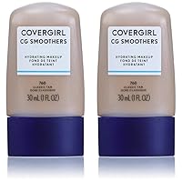 COVERGIRL Smoothers Hydrating Makeup Foundation,Classic Tan (packaging may vary), 1 Fl Oz (Pack of 2)