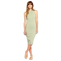 Current/Elliott Women’s The Ava Maxi Dress – Ribbed Cotton Fitted Dress for Women, Casual Summer Dress