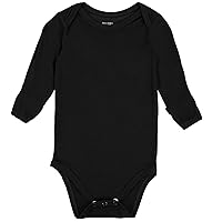 Baby Bodysuit with Mitten Cuffs, Bamboo Bodysuits Long Sleeve Pajamas for Boy Girl