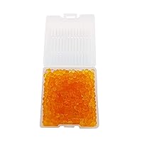 1Box Rechargeable Silica Gel, Desiccant Absorber Dehumidifier, Color Changing Indicating for Air Dryer Home Storage, Orange