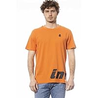 Invicta Vibrant Orange Crew Neck Logo Men's Tee