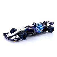 Minichamps 117211363 1:18 Williams Racing Mercedes FW43B-George Russell-2nd Belgian GP 2021 Collectible Miniature Car, Multicoloured