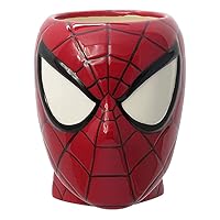 Marvel Spider-Man Super Hero Mug,Red, 1 Count (Pack of 1)