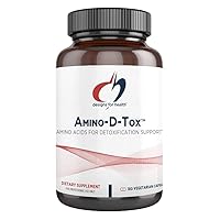 Designs for Health Amino-D-Tox - Amino Acid Detox + Liver Cleanse Support - Supplement Blend with Glycine, Calcium D Glucarate, NAC + More - Non-GMO (180 Capsules)