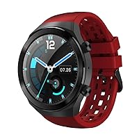 Full-Circle Full-Touch Dynamic Heart Rate Monitoring Ultra-Long Standby Bluetooth Call Watch (Color : 1)