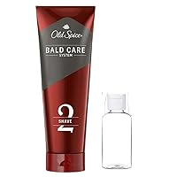 Old Spice Men's Bald Care System Step 2 Lather-less Shave Cream with Vitamin E, 10.9 fl oz With Travel Size Bottle
