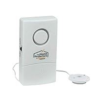 THP205 Reliance Sump Pump Alarm with Flood Alert, 9 V Battery, 6 Ft Wire Sensor, 105 Db, White